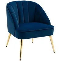 Homcom Ohrensessel mit Samtoptik 65 x 64 x 77