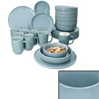 Ritzenhoff & Breker 32tlg Kombiservice Jasper Graublau Steingut 8