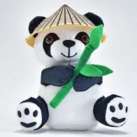 Winfried Kögler Plüsch Laber-Panda Bao Bao mit Hut und