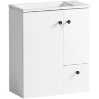 Schildmeyer Waschtisch Balto, Breite 50 cm«, Keramikbecken, Griffe aus