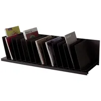 Paperflow Paperflow, Dokumentenablage, Schr„gablage, aus Polystyrol, 15 F„cher, schwarz
