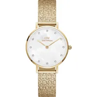 Daniel Wellington Petite Lumine Pressed Piano Leder 28 mm