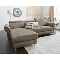 Sit&more Ecksofa »Avignon L-Form«, Kopfteilverstellung, wahlweise mit Bettfunktion und