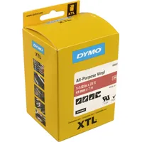 Dymo Label Band XTL 1868764 Vinyl weiß auf rot