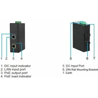 MicroConnect 30W 802.3af/at PoE Injector (TP-DCDC-1248GD-HP)