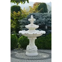Casa Padrino Barock Springbrunnen Weiß Ø 100 x H.