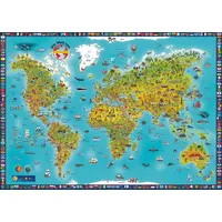 Mairdumont MARCO POLO Panorama Kinderweltkarte plano 1:0