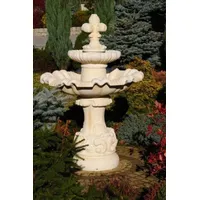 Casa Padrino Barock Springbrunnen Sandfarben Ø 100 x H.