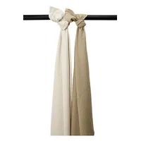 Meyco Baby Soft Sand/Taupe Musselin 120x120cm - 2-Pack