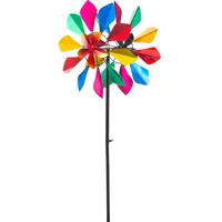 Kinetic art Windspiel Metall Windrad kugelgelagert - Windmühle inkl.
