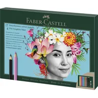 Faber-Castell Polychromos & Pitt Graphite Matt Malset farbsortiert, 23