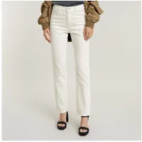 G-Star Viktoria High Straight Fit Jeans Light Chalk Gold