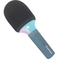 KIDYWOLF - Mikrofon Bluetooth mit Licht blau