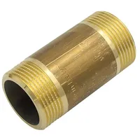 GENERAL FITTINGS - Messing Rohrdoppelnippel 1 1/4 Zoll x