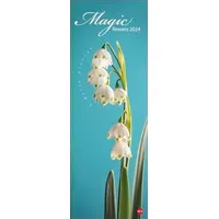 Heye Magic Flowers Vertical Kalender 2024. Langer Wandkalender mit