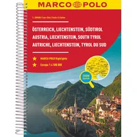 Mairdumont MARCO POLO Reiseatlas Österreich, Liechtenstein, Südtirol 1:200.000