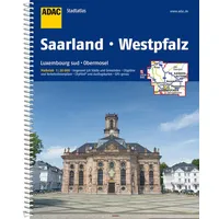 Mairdumont ADAC StadtAtlas Saarland mit Idar-Oberstein, Kaiserslautern, Luxembourg