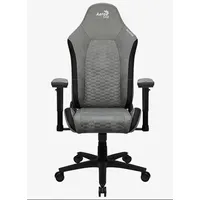 AeroCool Crown AeroSuede Stone Grey, Gaming Stuhl, Grau