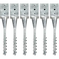 VidaXL Erdspieße 6 Stk. 9 x 9 x 56