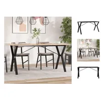 VidaXL Esstisch-Gestell in Y-Form 140x60x73 cm Stahl