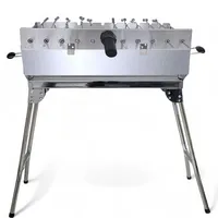 Grillpeter Mangal Kairat Schaschlik Grill silber