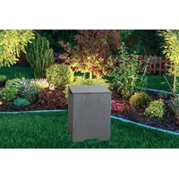 Gardenforma Abdeckung für 5kg Gasflaschen, Beton-Optik space grey Faser-Beton