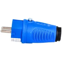 PCE 0512-bs Taurus2 Vollgummi-Stecker nat IP54 (blau/schwarz) 0512bs