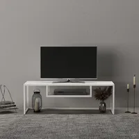 [en.casa] TV Möbel, Isokyrö Metall 120x40x40 cm Weiß