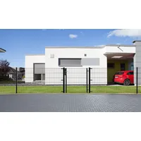 Deutsche zauntechnik dz Flügeltor VARIO light 60-1F-DS-0960x1030-9005-DV