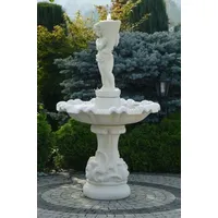 Casa Padrino Barock Springbrunnen Weiß Ø 100 x H.
