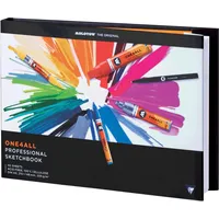 Molotow Zeichenbuch ONE4ALL Professional Sketchbook, DIN A5 landscape,