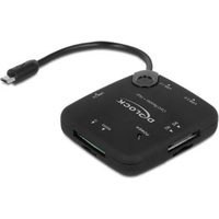 DeLock Micro USB OTG Card Reader + 3 Port