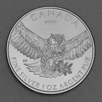 Royal Canadian Mint Silbermünze Kanada Birds of Prey -