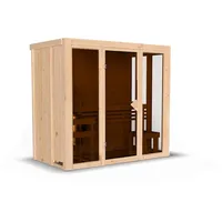 Karibu Sauna Irava 2 - 68 mm Systemsauna -