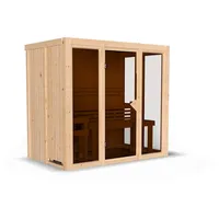 Karibu Sauna Irava 3 - 68 mm Systemsauna -