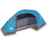 VidaXL Kuppel-Campingzelt 1 Person Blau Wasserdicht