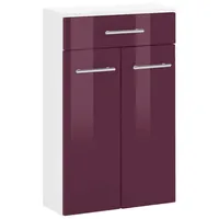 WELLTIME Unterschrank »Venedig«, Badmöbel in Breite 50 cm lila