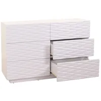 Mendler Kommode HWC-M52, Schrank Sideboard, 3D-Design Schubladen Push-to-open, 81x120x42cm