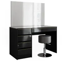 Vicco Schminktisch Sherry Schwarz, 120 x 75 cm