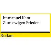 Reclam, Philipp Zum ewigen Frieden.