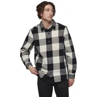 Black Diamond Project Lined Flannel black-off white plaid XS