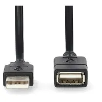 Nedis CCGL60010BK30 USB 2.0 - A-Buchse, 3m, Schwarz