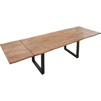 Sam Baumkantentisch Akazie stonefarben 180 (280) x 90 cm