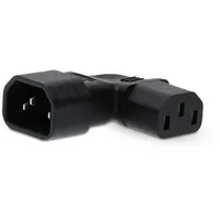 Nedis CEGB11904BK Netzstecker-Adapter C14 C13 Schwarz