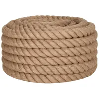 VidaXL Juteseil 5 m Länge 40 mm Stärke