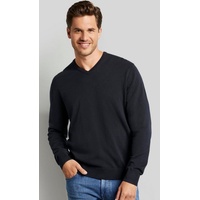 Bugatti Herren, Pullover, regular fit, V-Neck Premium Cotton Basic
