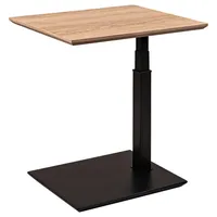 Vierhaus Beistelltisch Eiche Bianco furniert rechteckig 47x47-65x55 cm