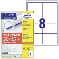 Avery Zweckform 520 AVERY Zweckform Etiketten weiß 97,0 x