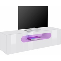 INOSIGN Lowboard »Real,Lowboard,TV-Kommode,TV-Möbel,Breite 150 kompl. hochglanz lackiert«, mit 2