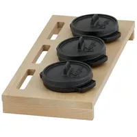BBQ-Toro Dutch Oven Set 3 x Ø 11 cm